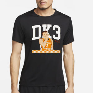 Tennessee Basketball Dalton Knecht Dk3 Signature T-Shirt2