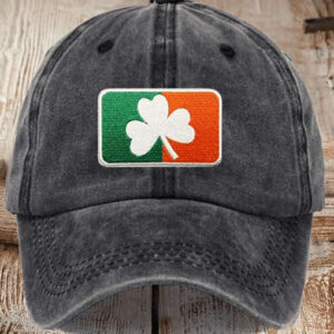 Unisex Distressed Washed Cotton St. Patrick’s Day Printed Hat1