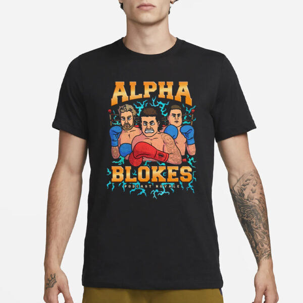 Alpha Blokes Podcast Royale Biffin T-Shirt