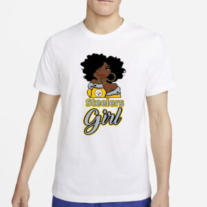 Black Girl Pittsburgh Steelers T-Shirt3