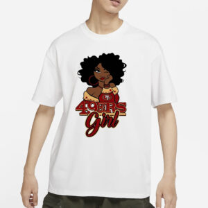 Black Girl San Francisco 49ers T-Shirt