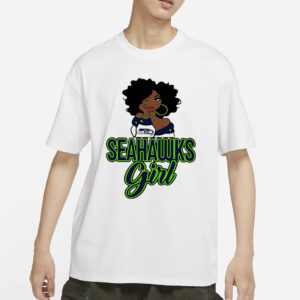 Black Girl Seattle Seahawks T-Shirt