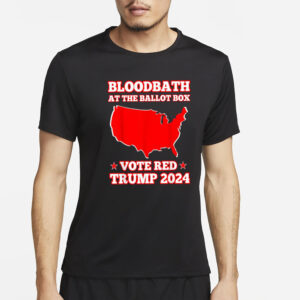 Bloodbath At The Ballot Box Vote Red Trump 2024 T-Shirt4