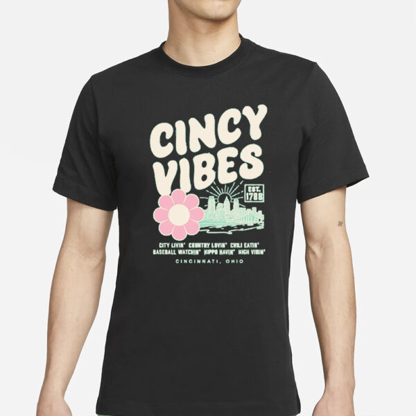 CINCY VIBES EST. 1788 T-SHIRTS