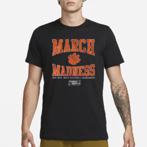 CLEMSON MEN'S BASKETBALL MARCH MADNESS T-SHIRT1