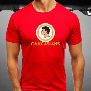 Caucasians Pride Vintage Funny T-Shirt1