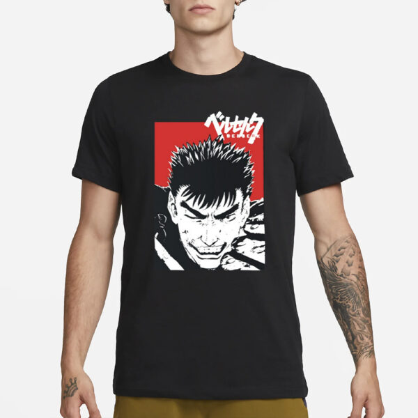 Diizzzzle Berserk Guts Bloody Berserk Grimace T-Shirt3