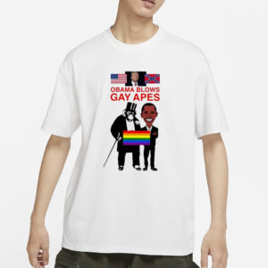 Donald Trump Obama Blows Gay Apes T-Shirts