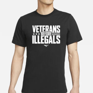 Eaglesixgear Veterans Before Illegals T-Shirts