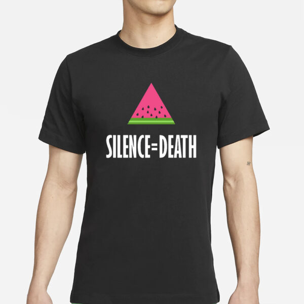 Emily Lim Rogers Wearing Watermelon Silence Equal Death T-Shirts