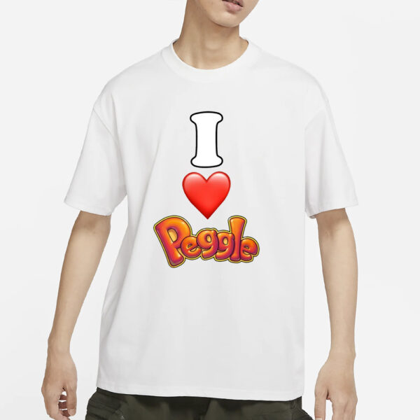 Gay Fetus I Love Peggle T-Shirt