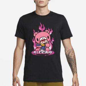 Gloomy Bear Y2k Pink Flame T-Shirt1