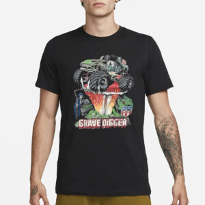 Grave Digger Monster Truck T-Shirt3