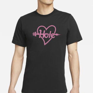 Heart Arrowed Hole Eye T-Shirt