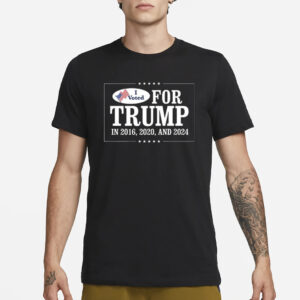 I Voted For Trump In 2016 2020 And 2024 T-Shirt1