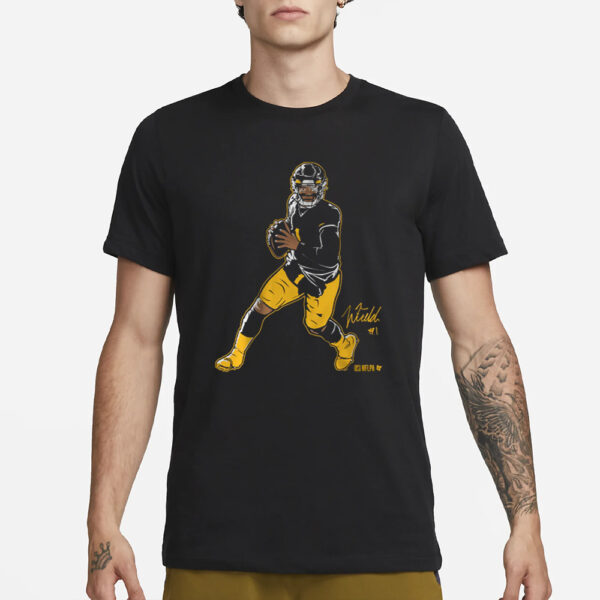 JUSTIN FIELDS PITTSBURGH SUPERSTAR POSE T-SHIRT1