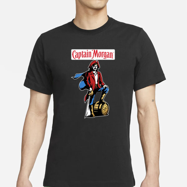 Jareed Bbmzansi Wearing Captain Morgan T-Shirts