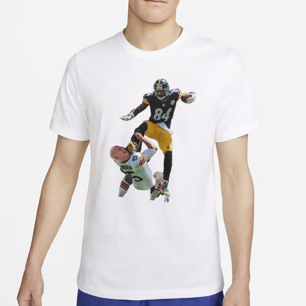 Joe Biden Blocked By Antonio Brown T-Shirt2