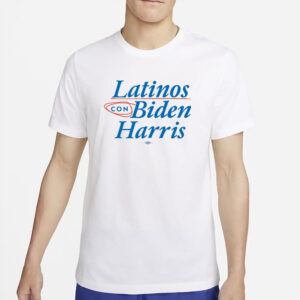 Joebiden Store Latinos Con Biden Harris T-Shirt2