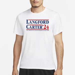 Langford Carter '24 For American League Rookie Of The Year T-Shirt3