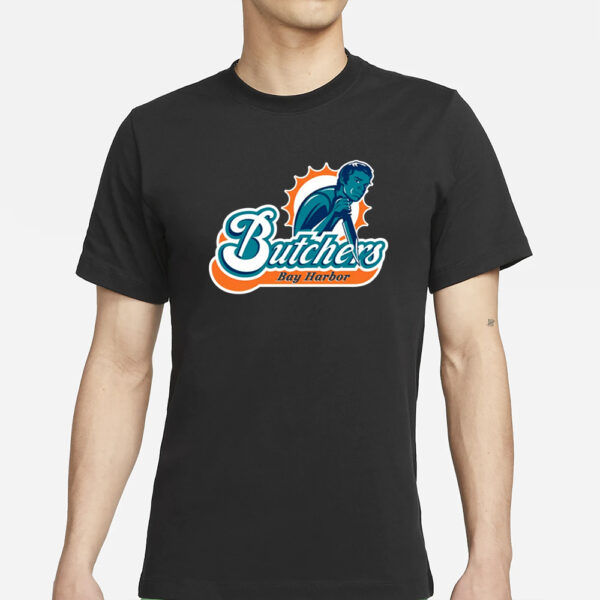 Miami Dolphins Bay Butcher Harbor T-Shirts