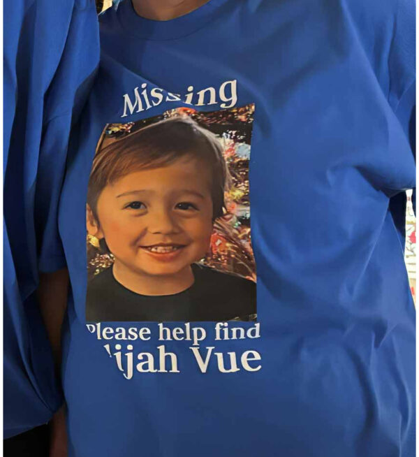 Missing Please Help Find Elijah Vue T-Shirt