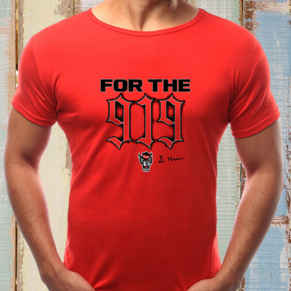 NC STATE BASKETBALL DJ HORNE FOR THE 919 T-SHIRTS