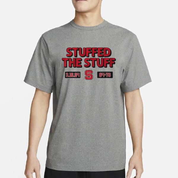 NC STATE BASKETBALL STUFFED THE STUFF T-SHIRT1