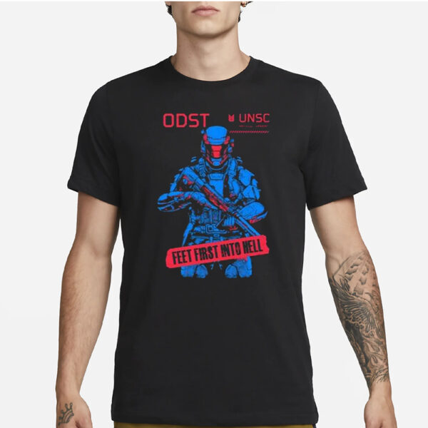 Odst Feet First Into Hell T-Shirt3