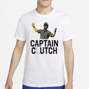 Pirates Andrew Smiling McCutchen Captain Clutch T-Shirt4