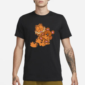 Ranbalt Wearing Garfield Hug Teddy Bear T-Shirt3