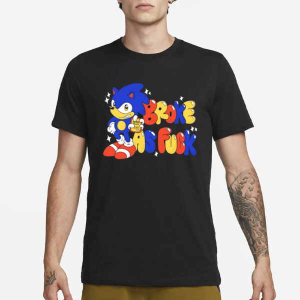 Rawpaw Store Broke As Fuck Blue Boi T-Shirt3