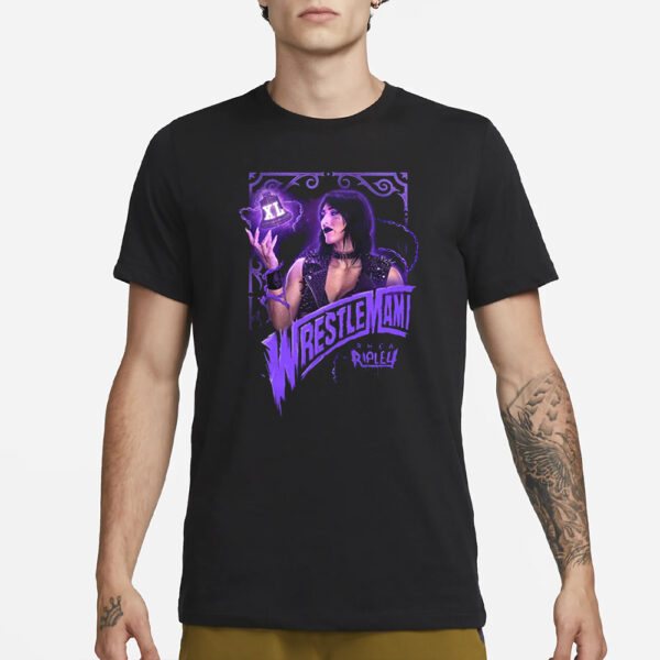 Rhea Ripley WrestleMania 40 WrestleMania XL T-Shirt3