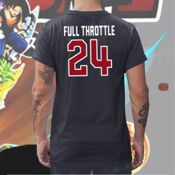 Rob Bradford Wearing Full Throttle 24 T-Shirt