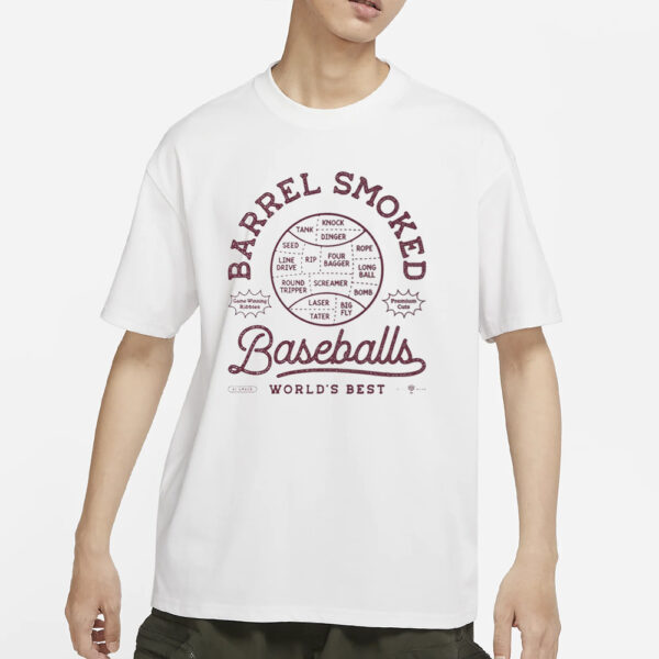 Rotowear Barrel Smoked Baseballs T-Shirt