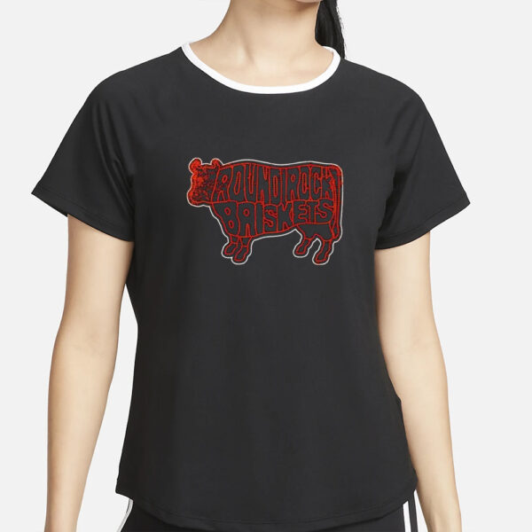 Round Rock Briskets Flame And Coals T-Shirt2