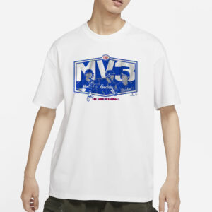 SHOHEI OHTANI, MOOKIE BETTS, & FREDDIE FREEMAN THE MV3 T-SHIRT