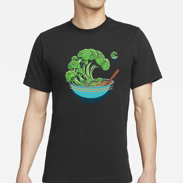 The Great Wave off Broccoli T-Shirt