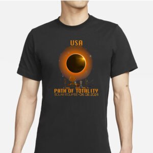 USA Path Of Totality Solar Eclipse April 8th 2024 T-Shirts