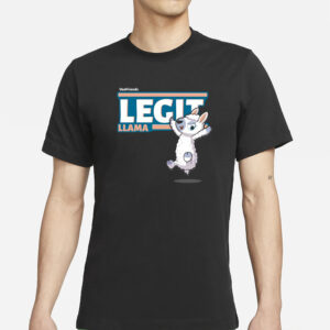 Veefriends Store Legit Llama Character Comfort Adult T-Shirts