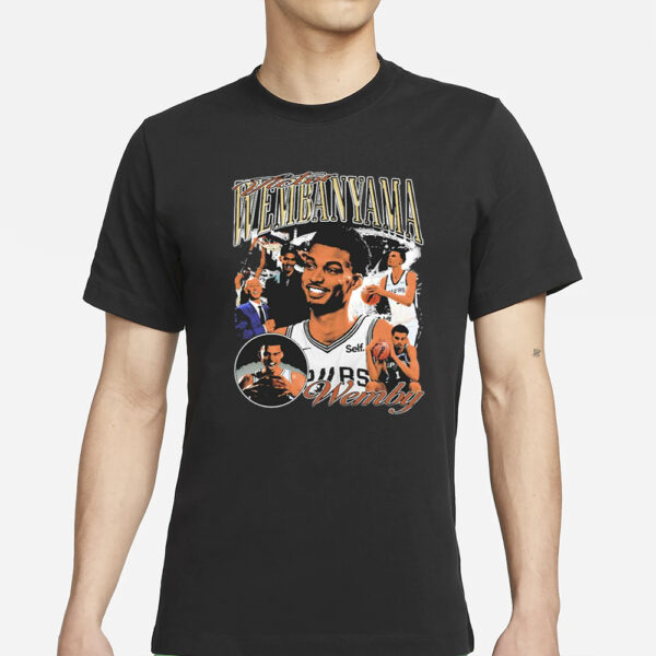 Victor Wembanyama Wemby Rookie Vintage Graphic T-Shirt