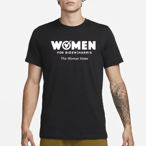 WOMEN FOR BIDEN HARRIS LOGO T-SHIRT1