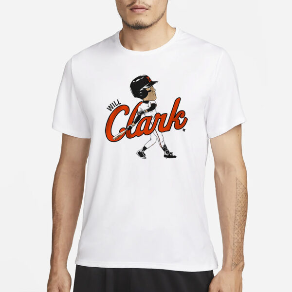 Will Clark Caricature T-Shirt1