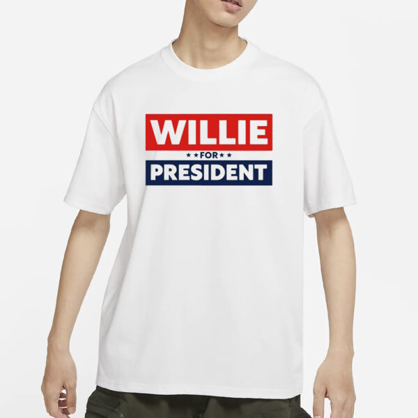 Willie Nelson 2024 Willie For President T-Shirt