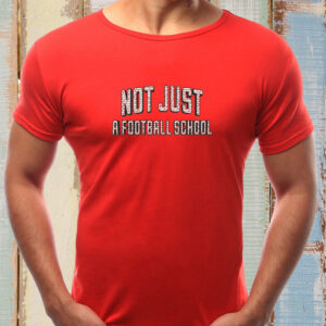 Barstool U NOT JUST A FOOTBALL SCHOOL T-SHIRT