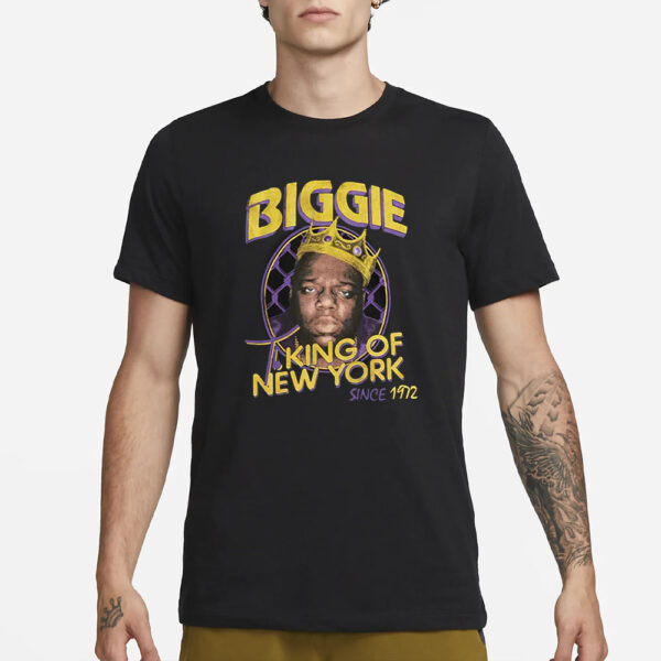 Biggie King Of New York Since 1972 T-Shirt3