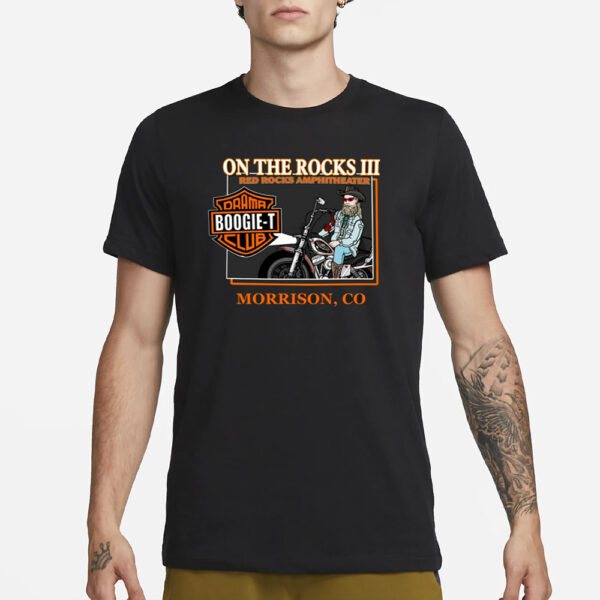 Boogie T On The Rocks Iii Morrison Co T-Shirt1