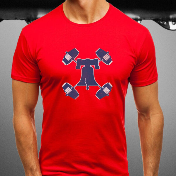 Brandon Marsh Phillies Barbell T-Shirt3