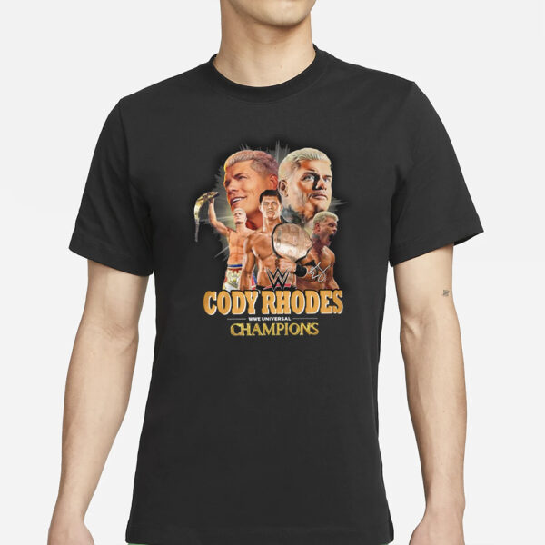 Cody Rhodes Wwe Universal Champions T-Shirt