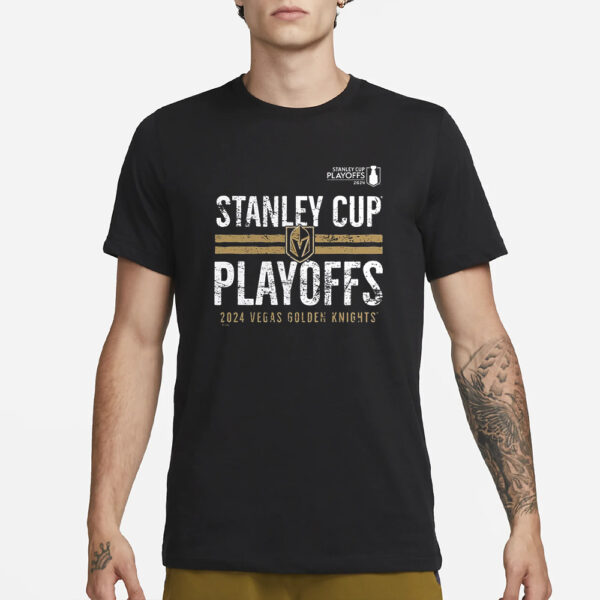 Golden Knights 2024 Stanley Cup Playoffs Crossbar T-Shirt1